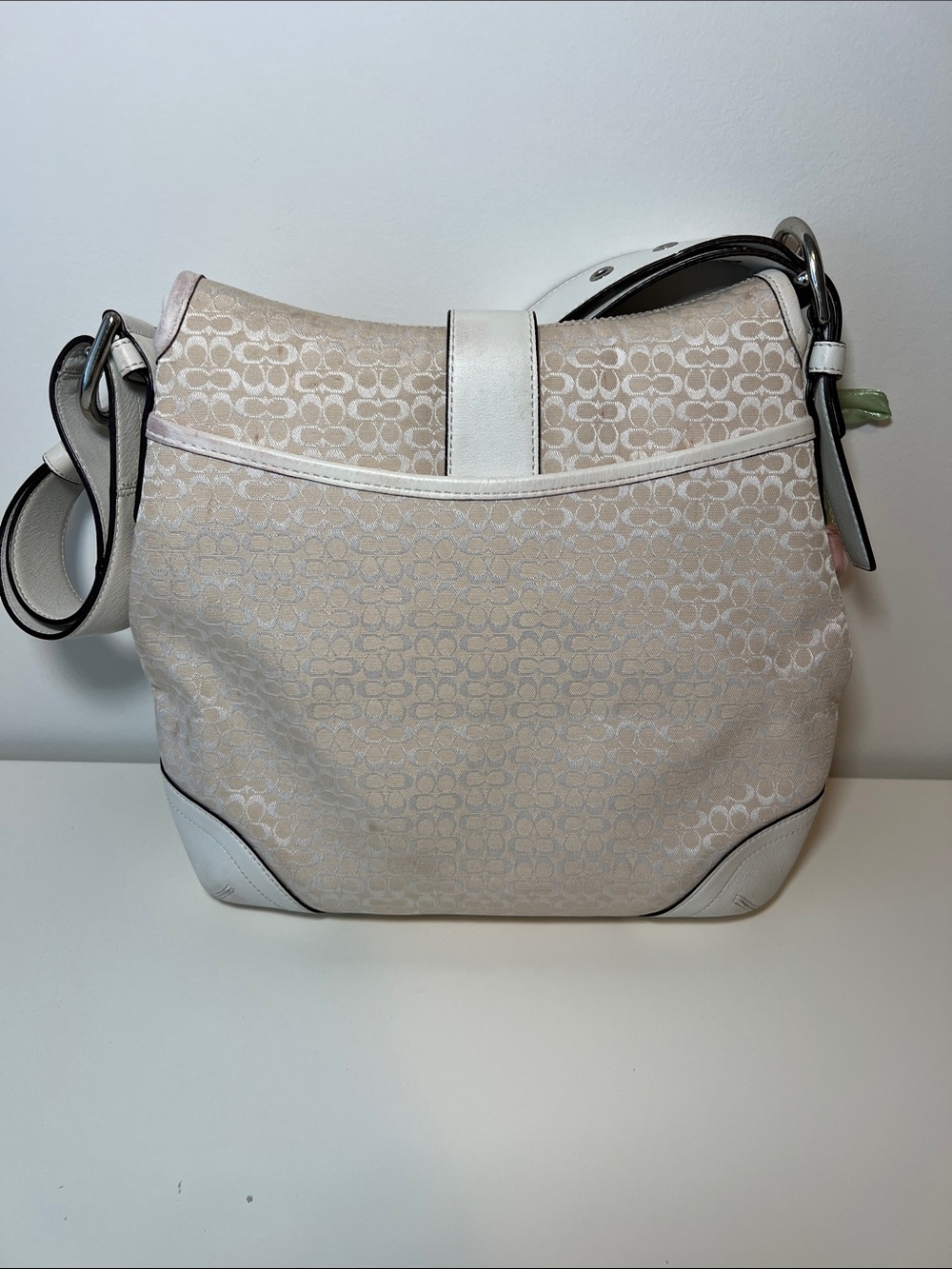 Coach White and Cream Soho Bag - Picture 6 of 16